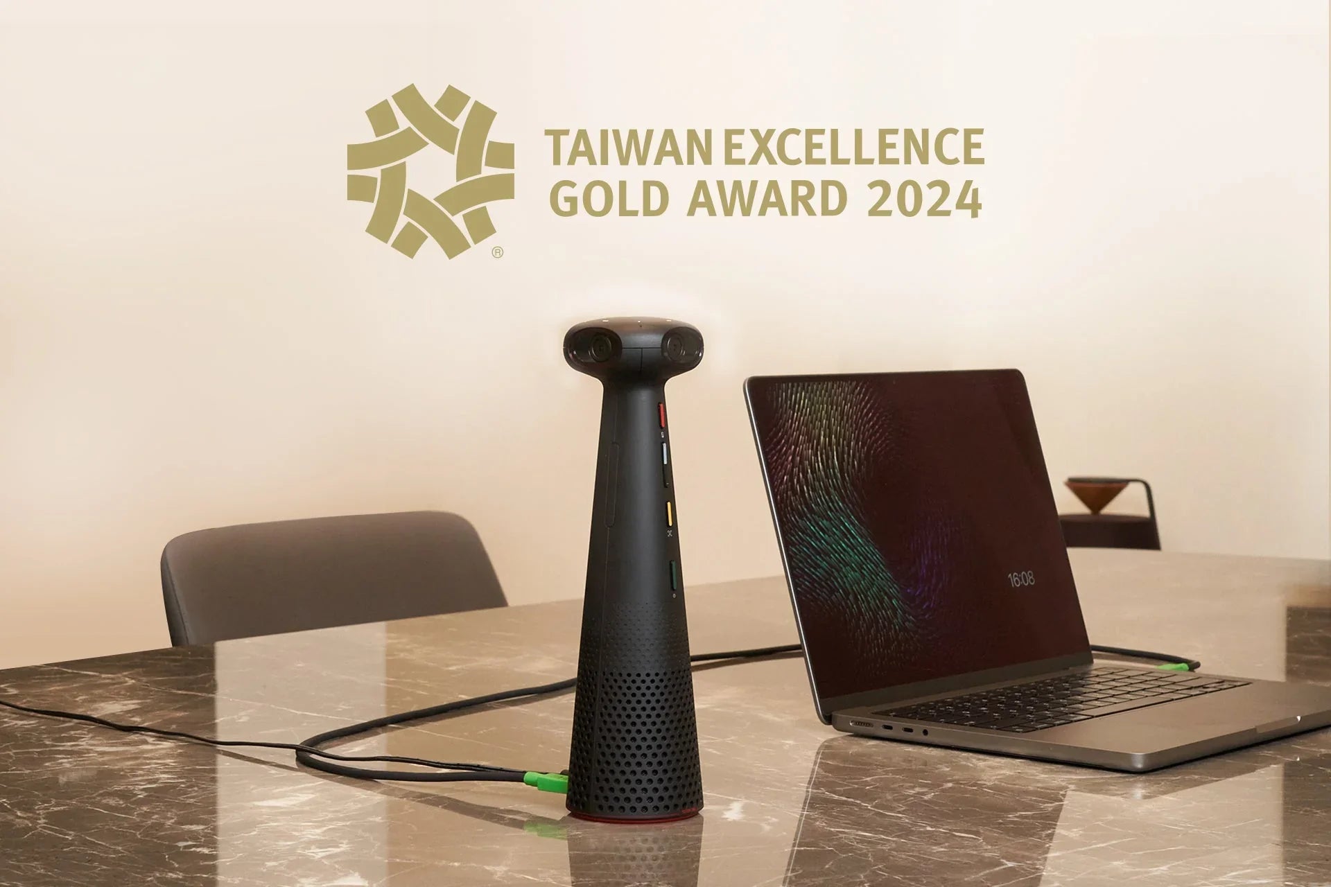 IPEVO TOTEM 360 gewinnt den Gold Award der Taiwan Excellence.