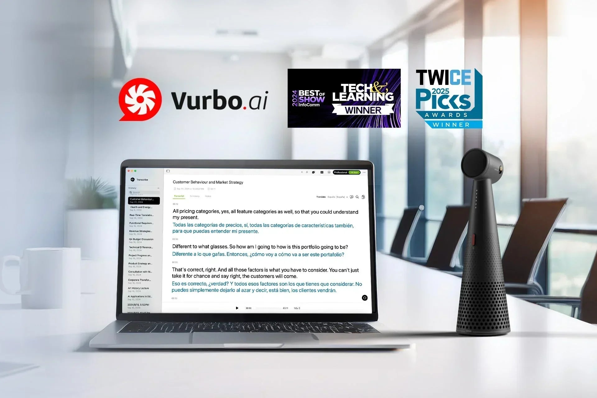 IPEVO bringt die neue Version von Vurbo.ai auf den Markt.