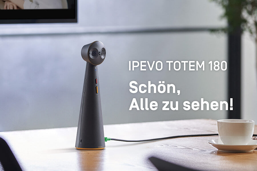 IPEVO bringt die Panorama-Konferenzkamera TOTEM 180 auf den Markt